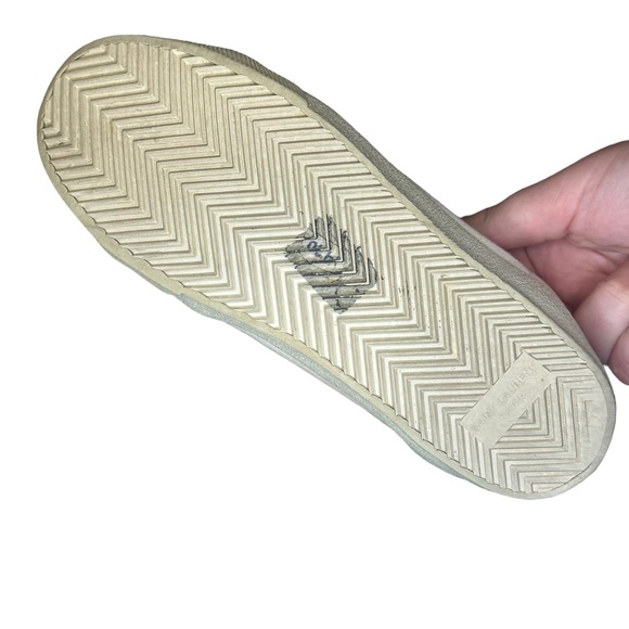 SAINT LAURENT DISTRESSED LOGO SHOES - Picture 4 of 4